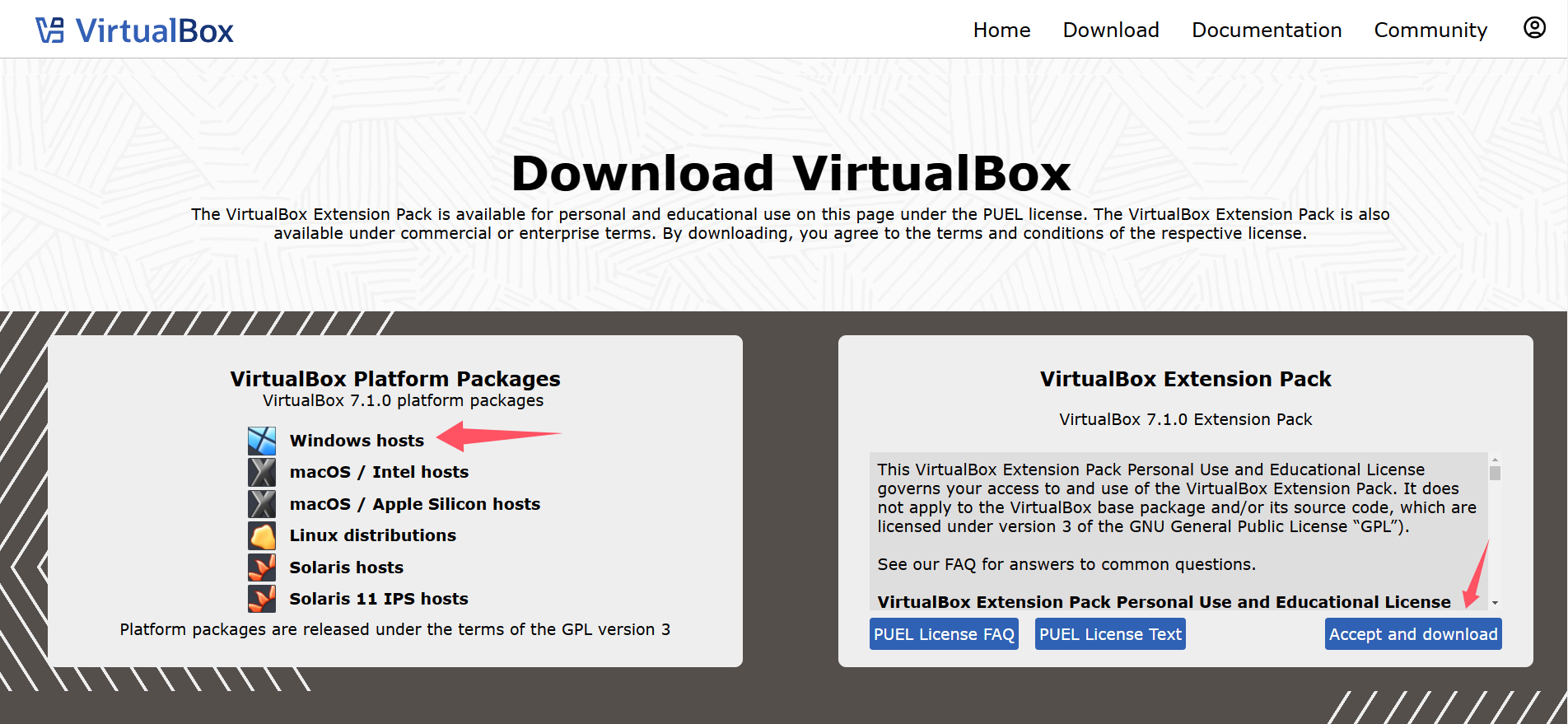 下载 VirtualBox